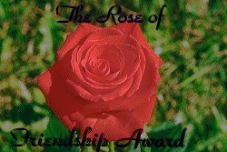 The Rose of Friendship Award